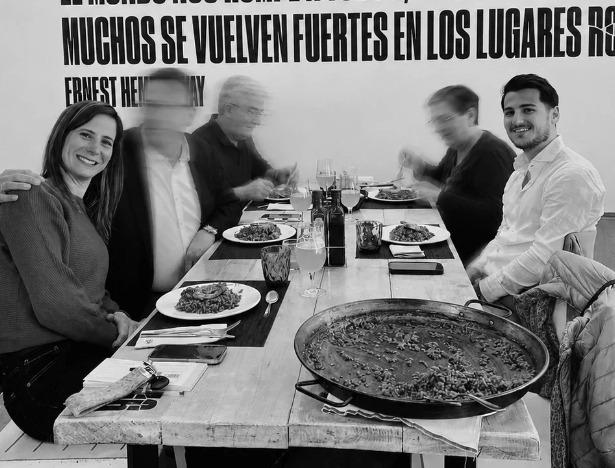 mesa en restaurante